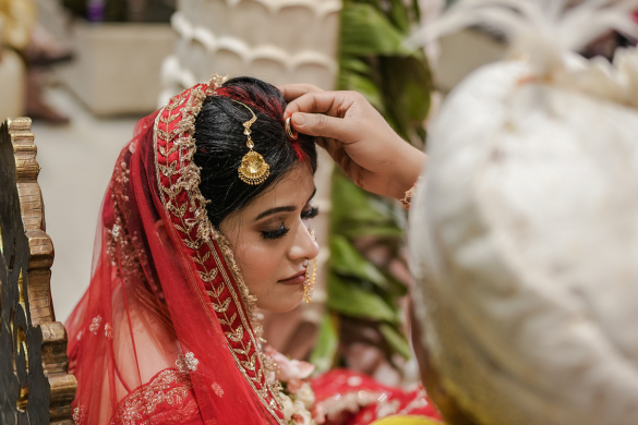 Bridal Bidai Emotional Moment